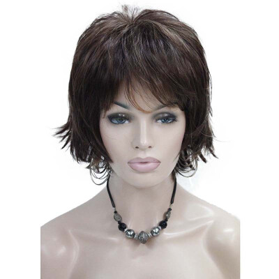 

StrongBeauty Short Layered Shaggy blonde Full Synthetic Wig Womens Wigs COLOUR CHOICES