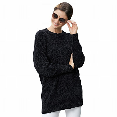 

Velvet bottoming sweater womens long sleeve pullover sweater