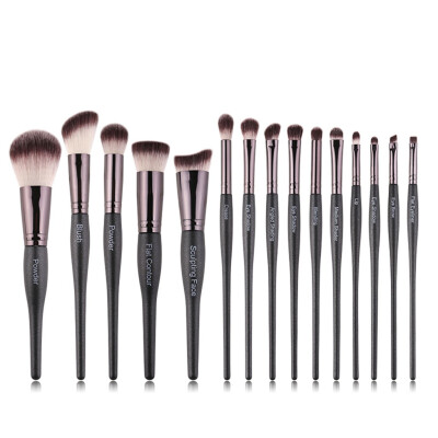 

〖Follure〗15 Pcs Makeup Brush Set Tools Make-up Toiletry Kit Wool Make Up Brush Set