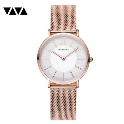 

Montre Femme 2018 Luxury Brand Rose Gold Women Watches Fashion Ladies Ultra-thin Quartz Clock Mesh Waterproof Female Wristwatch