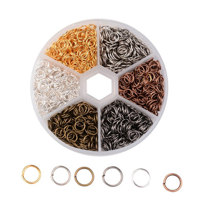 

PH PANDAHALL 1800 Pcs Iron Open Jump Rings Unsoldered Wire 21-Gauge for Jewelry Making
