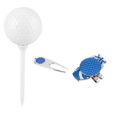 

Greensen Golf Gift Set Metal Fork Tees Hat Clip Balls Souvenir Box Kit