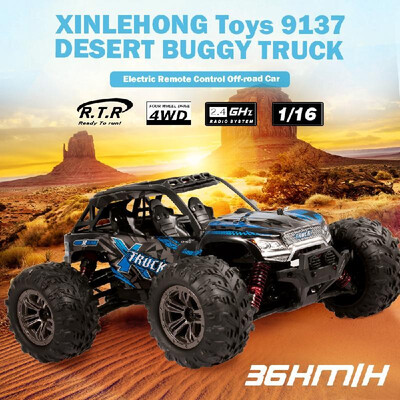 

XINLEHONG TOYS 9137 116 RTR RC Car Desert Buggy Truck 24GHz 4WD 36kmh High Speed