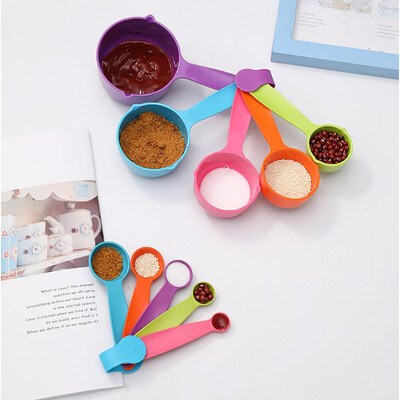 

Greensen 13 PcsSet Food Grade Silicone Measuring Spoons Cups with Scraper Brush for Coffee Seasoning