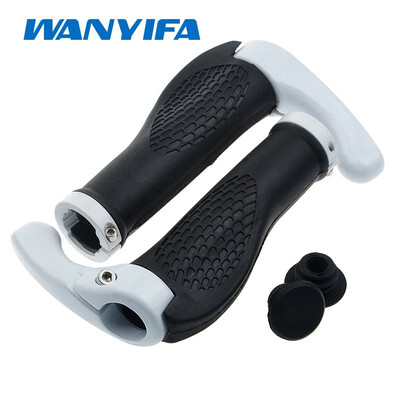 

Bicycle Bike MTB Components Bar ends Handlebars Rubber Grips Aluminum Handle bar Ergonomic Push On Soft Grips 5 colors