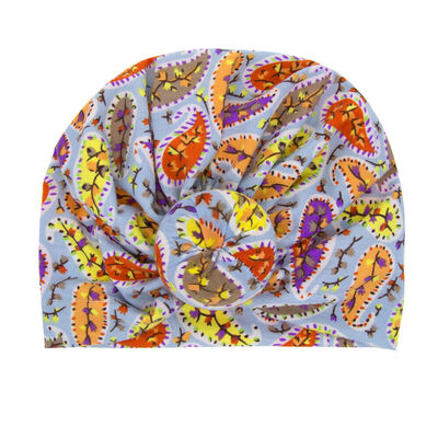 

Headwrap Solid Color Kids Baby Turban Ball Knot Newborn Beanie Hat Winter Cap