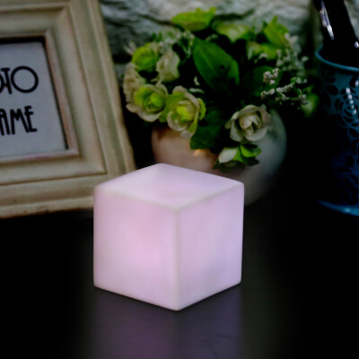 

Greensen LED Color Changing Mood Cube Night Light Table Lamp Gadget Home Party Decoration