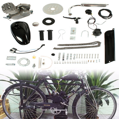 

Ktaxon Motorized Bicycle Bike 50cc 2 Stroke Petrol Gas Engine Motor Kit Ebike 24 Or 26"