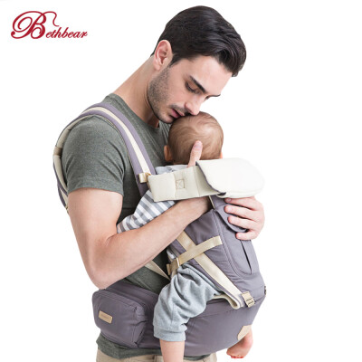 

Bethbear 3 in 1 Hipseat Ergonomic Baby Carrier 0 - 36 Months Wrap Infant Sling Backpack