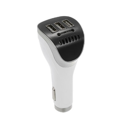 

Multifunction Car USB Super Quick Charger With Digital Display Negative Ion Purifier Seat Belt Cutting Knife