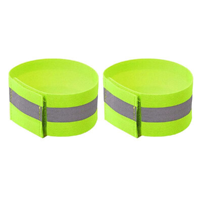 

Reflective Bands for Wrist Arm Ankle Leg High Visibility Reflective Running Gear Safety Riding Belt Wrist Leg Straps for Men&W