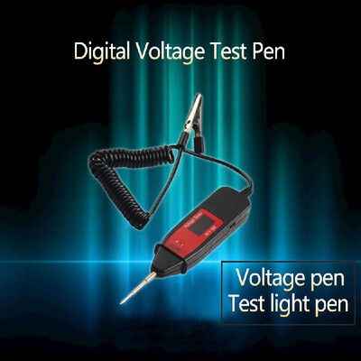 

Car Digital LCD Electric Voltage Test Pen Probe Detector Tester LED Light