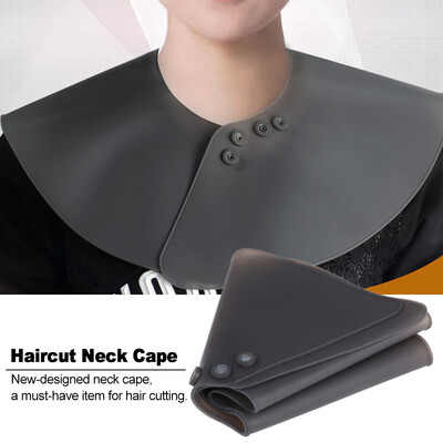 

Haircut Neck Cape Wrap Collar Shield Waterproof Silicone Hair Coloring Cuttin Barber Hairdressing
