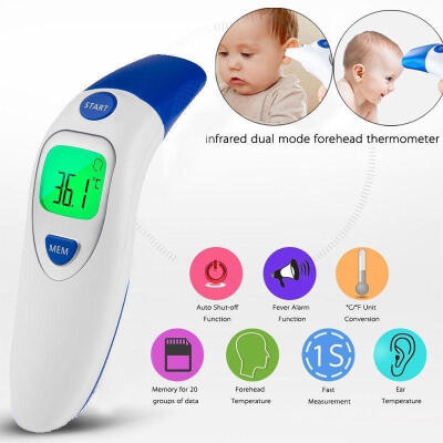 

Handheld Electronic Digital Thermometer Infrared Ear Forehead for Adults Baby