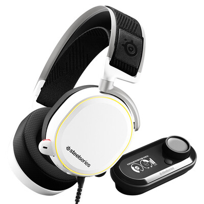 

SteelSeries Arctis Pro Ice Ice Chicken Artifact Illusion Light Professional Level E-sports Gaming Headset Arctis Pro GameDAC White