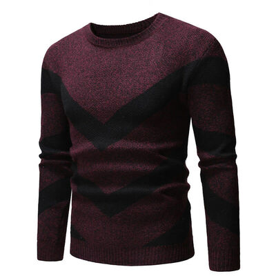 

SUNSIOM Mens O Neck Woolen Cashmere Jumper Sweater Sweatshirt Knitted Pullover Casual