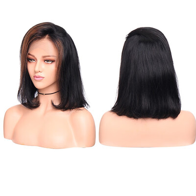 

Brazilian Virgin Human Bob Wigs Short Bob Human Hair Wigs Straight With Baby Hair For Women