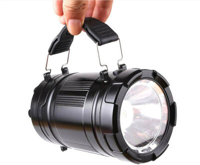 

LED Collapsible Camping Torch Lantern Battery Operated Night Light Tent Lamp New