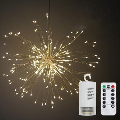 

LED String Fairy Lights Copper Wire Battery Powered Waterproof Party Decor Lamp
