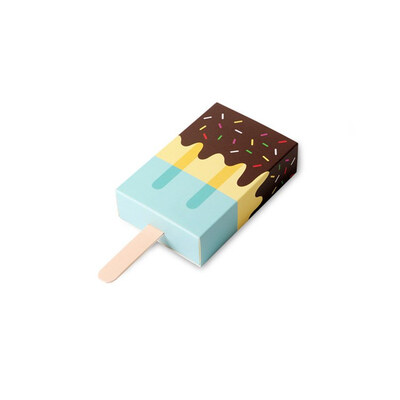 

FUNNYBUNNY Candy Boxes Ice Cream Shape Gift Boxes Gymboree Popsicle Party Favors