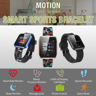 

Q7S Smart Sports Bracelet Tracker Heart Rate Sleep Monitor Intelligent Remind Fitness Wristband With 13inch Screen Watch for Andr