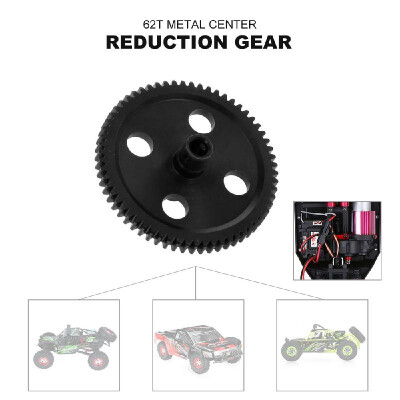 

RC Car Metal Center Reduction Gear 62T For 112 Wltoys 12428 12423 FY-03 Off-Road Car