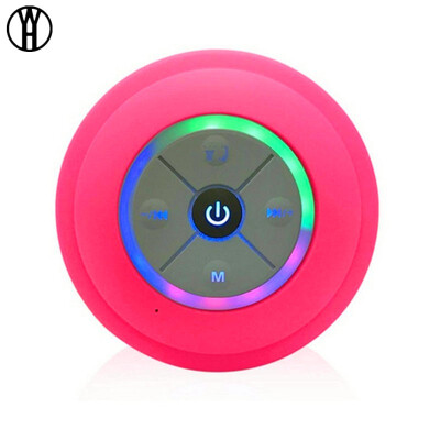 

WH Q9 Wireless Bluetooth Portable Subwoofer Waterproof Speaker Car Handsfree Call Music Suction Mic For Iphone phone xiaomi