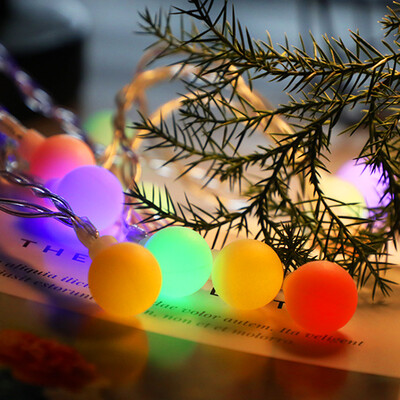 

Inkfish color ball lamp 3 m 20 lamp battery LED light small lights flashing lights Tanabata Valentines Day scene layout bedroom dream decorative lights birthday confession wedding decoration night light