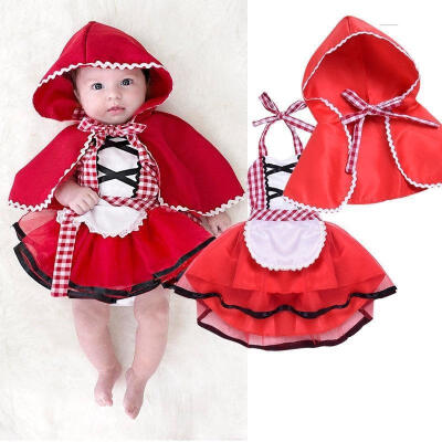 

Newborn Baby Girls Tulle Tutu Dress Lace Fancy SkirtCape Cloak Outfits Clothes