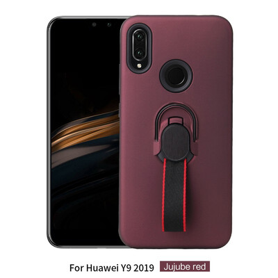 

Magnetic Case Huawei Y9 2019 Enjoy 9 Finger Ring Holder Case Huawei Enjoy 9 Plus JKM-LX2 JKM-LX3 JKM-LX1 Hybrid TPU Cover