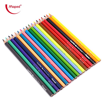 

Maped 18 Colors Triangle Rod Wooden Colored Pencil for Kids