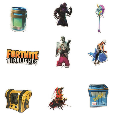 

50pcslot Fortress Night PVP Games Fashion Graffiti-art Sticker Strong Adhesion Stickers for Suitcase Scooter Skateboard Bicycle C