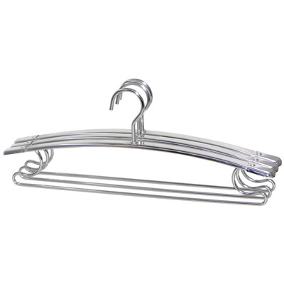 

Court good hanger space aluminum suit wide shoulder slip without trace clothing silver 5 Pack TH4083