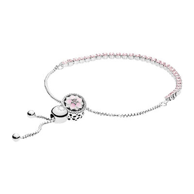 

PANDORA Pandora Romantic Fairy Pink Magnolia Set Bracelet Gift LZPDL0104 Pink 23cm
