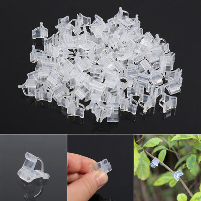 

Greensen LLC Special grafting clip Tomato seedling grafting clip Eggplant grafting clamp 100pcsPlant clipSeedling grafting clip