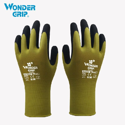 

Wonder Grip Gardening Safety Glove Nylon With Nitrile Coated Work Glove Abrasion-proof Universal Working Gloves