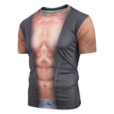 

Muscle 3D Print Short Sleeves Tee