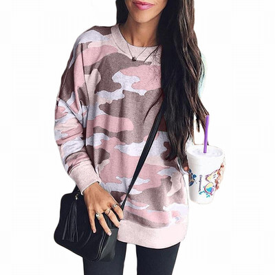 

sweatshirt bottoming shirt round collar long sleeve printed pullover top