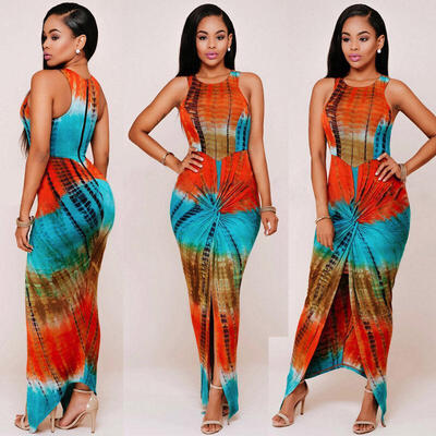 

UK STOCK Women Summer Boho Long Maxi Dress Evening Cocktail Party Beach Dress