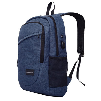

Romacci Multifunctional Casual Breathable Water Resistant Laptop Backpack Should Bag with USB Charging Port Headphone Interface fo