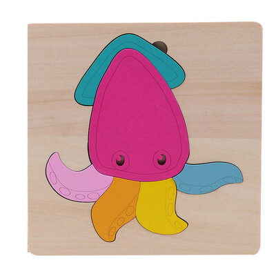 

Gotoamei Development Baby Toys 3D Wooden Puzzle Cartoon Learning Educational Kids Toy