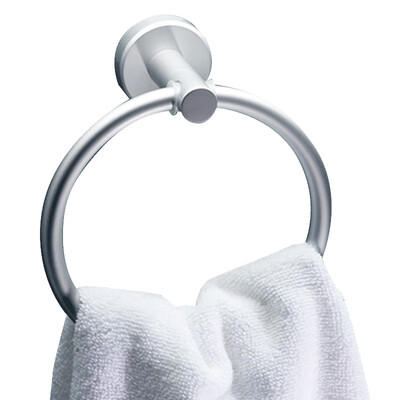 

Cobbe towel ring bathroom round towel rack space aluminum bathroom ring hardware pendant wall hanging towel hanging ring