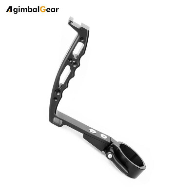 

AgimbalGear Handle Grip Neck Ring Mounting with 14 Inch&38 Inch Screw Holes Cold Shoe Mount Support Low Angle Shooting Compa