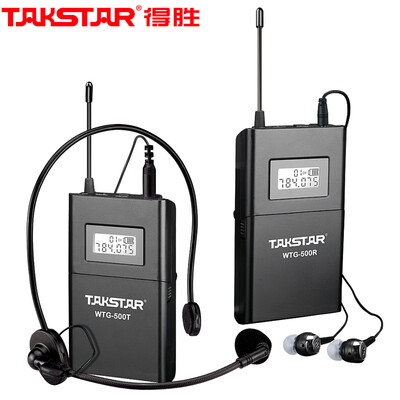 

Victory TAKSTAR WTG-500 wireless interpreter one-to-many sound system guide teaching simultaneous interpretation transmitter receiver