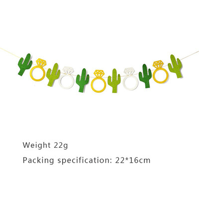 

FUNNYBUNNY Cactus Banner Single Girl Mexican Theme Party Banner Christmas Banner Happy Birthday Party Decorations Adult