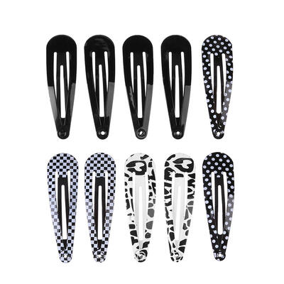 

10pcs5 Set Girls Snap Hair Clips Barrettes Cute Hairpins Kids Hairgrips