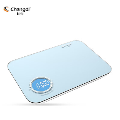 

Changdi changdi 5 kg large panel four-point induction high precision large character LCD display nutrition meal kitchen electronic scale kitchen scale CPT500 star blue
