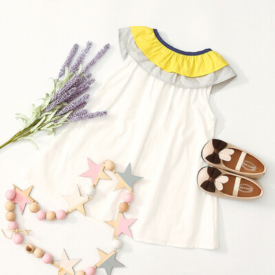 

Toddler Baby Kids Girl Lace-up Stringy Selvedge Sleeveless Princess Dresses