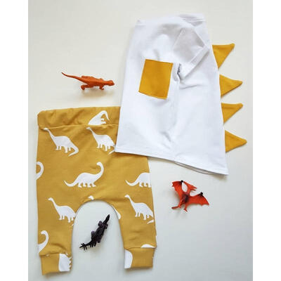 

2PCS Boys Kids Dinosaur Clothes Cotton T-shirt TopsLong Pants Toddler Outfits Age 6M-5Y