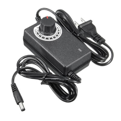 

12V Adjustable Power Supply Adapter AC DC 3V - 12V 2A 24W Universal Charger Voltage Regulator Driver for Led-Strip US-Plug